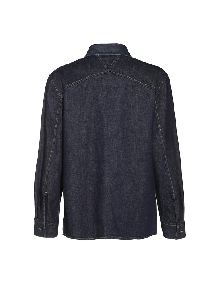 보테가베네타 SS25 Bottega Veneta Shirts Blue 813523V0W204245 Blue