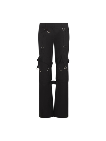 오프화이트 FW23 Off-White Trousers Black OWCF020F23FAB0011000 Black