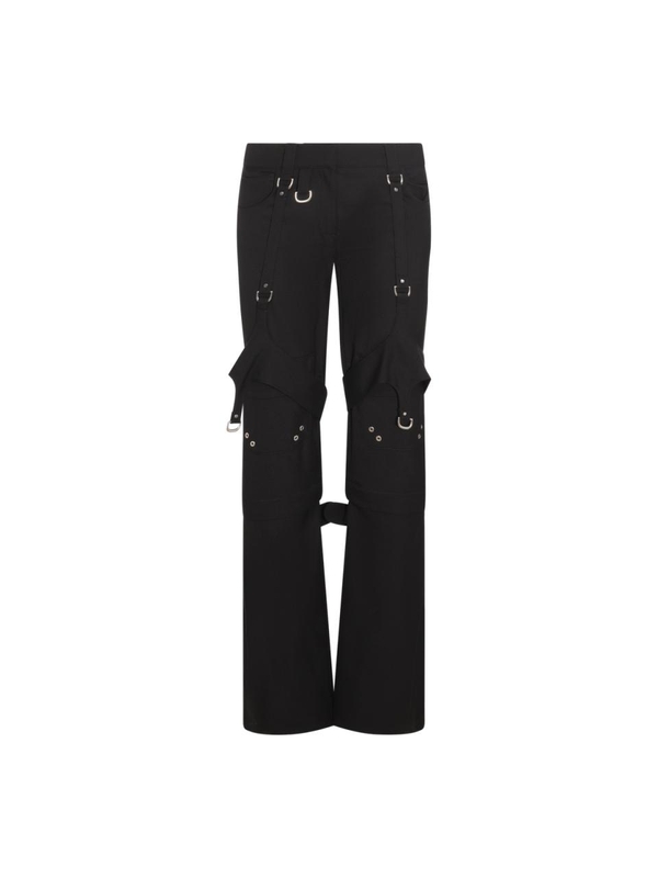 오프화이트 FW23 Off-White Trousers Black OWCF020F23FAB0011000 Black