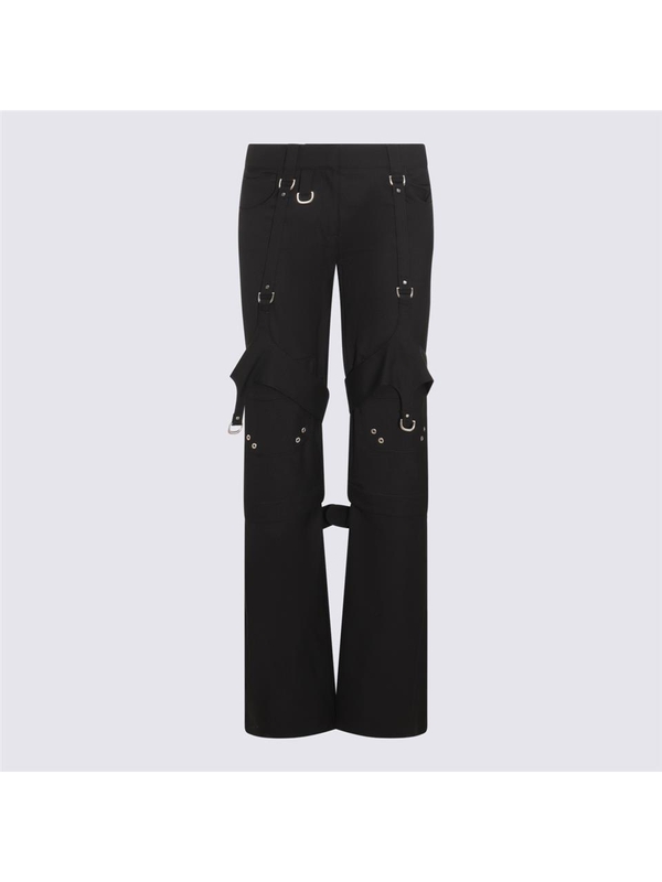 오프화이트 FW23 Off-White Trousers Black OWCF020F23FAB0011000 Black