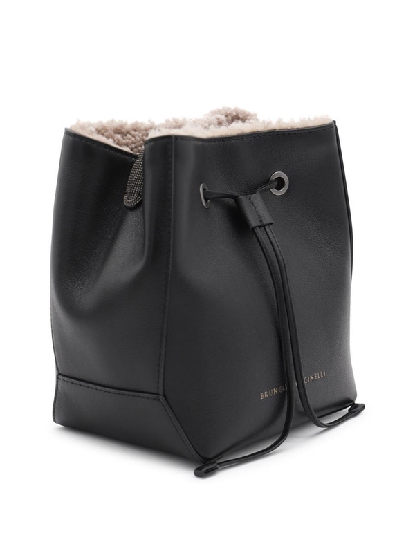 브루넬로쿠치넬리 FW24 Brunello Cucinelli Bags.. Black MBIRD2601C101 Black