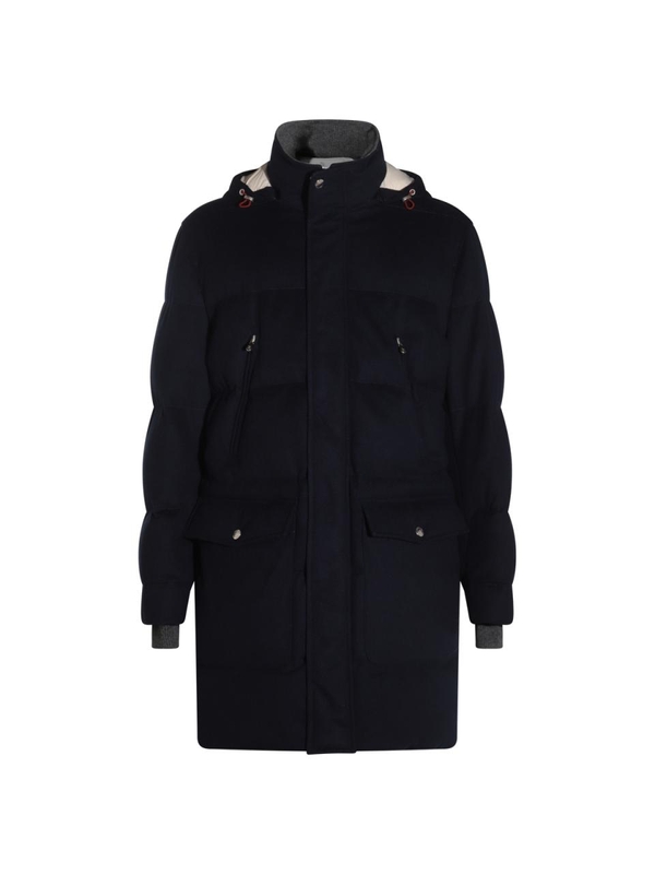 브루넬로쿠치넬리 FW24 Brunello Cucinelli Coats Blue MM4631827CGD16 Blue