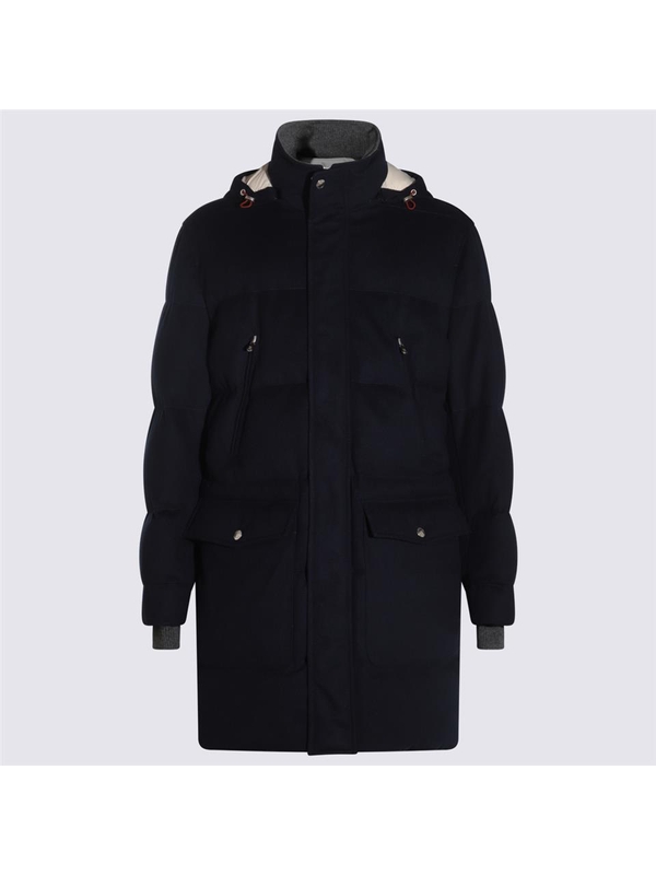 브루넬로쿠치넬리 FW24 Brunello Cucinelli Coats Blue MM4631827CGD16 Blue