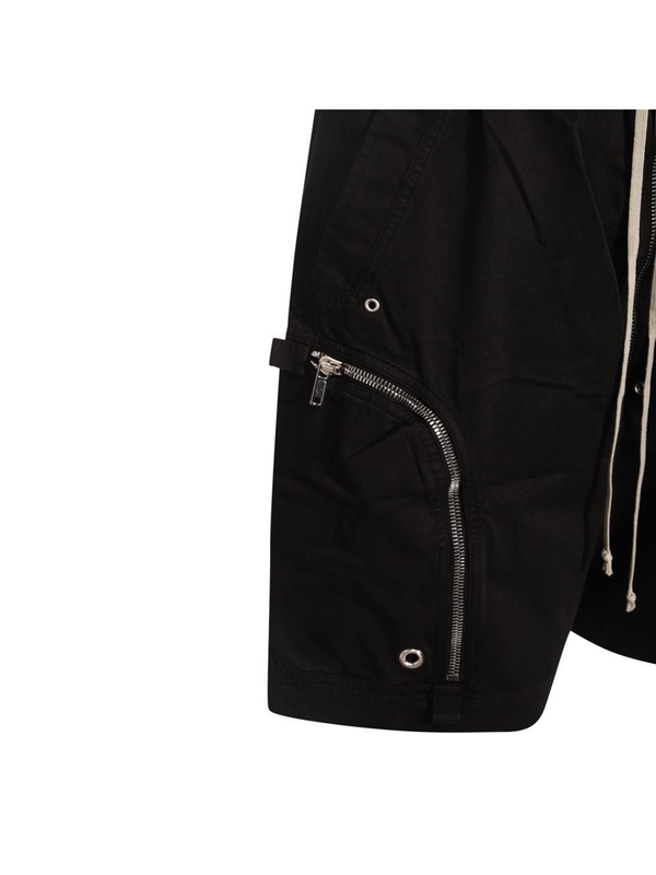 릭오웬스 FW24 RICK OWENS DRKSHDW Shorts Black DU02D2389TW09 Black