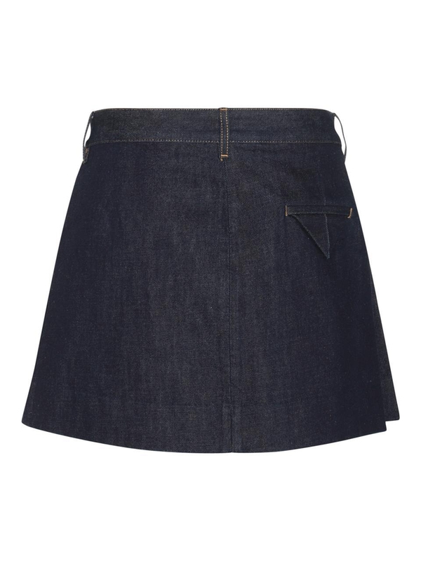 보테가베네타 SS24 Bottega Veneta Skirts Blue 789292V0W204245 Blue