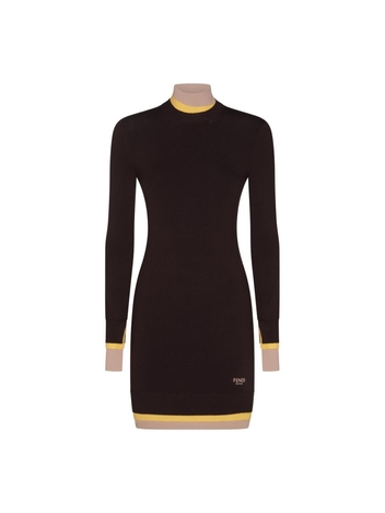 펜디 FW24 Fendi Dresses FZDC36ASJGF0AU3 AUBERGINE