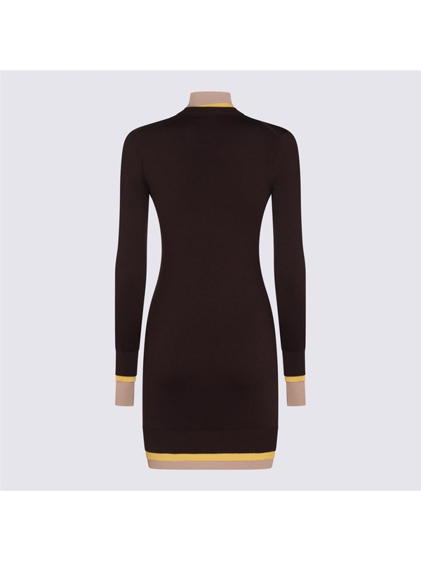 펜디 FW24 Fendi Dresses FZDC36ASJGF0AU3 AUBERGINE