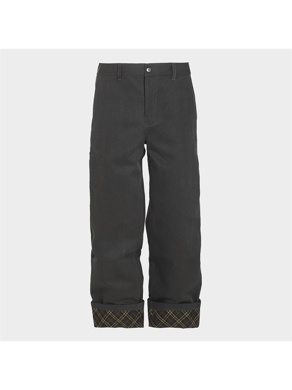 버버리 FW24 Burberry Trousers Black 8097557A1189 Black