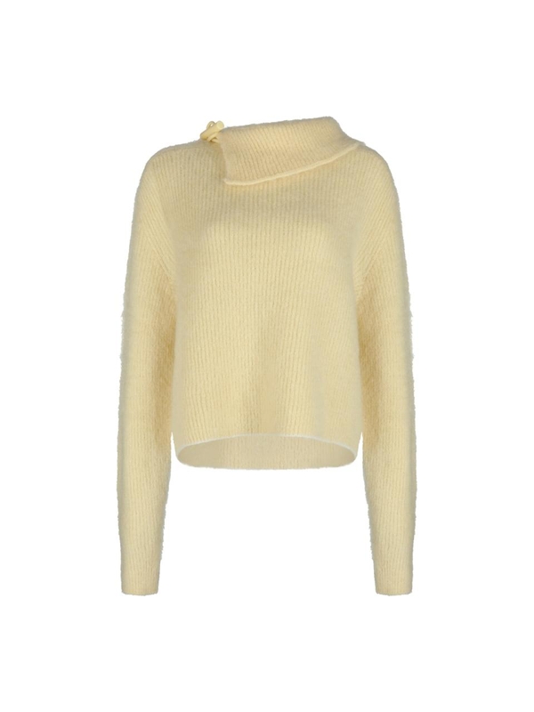 자크뮈스 FW24 JACQUEMUS Sweaters 243KN5452317210 LIGHT YELLOW