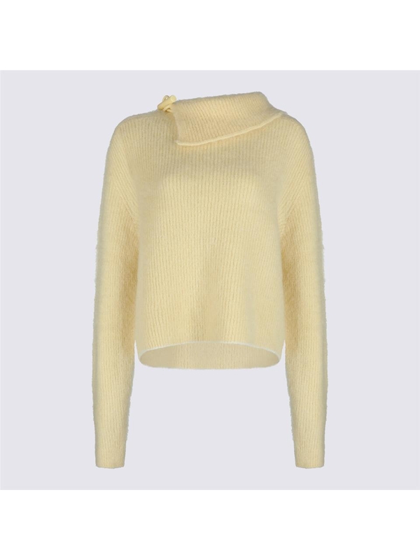 자크뮈스 FW24 JACQUEMUS Sweaters 243KN5452317210 LIGHT YELLOW