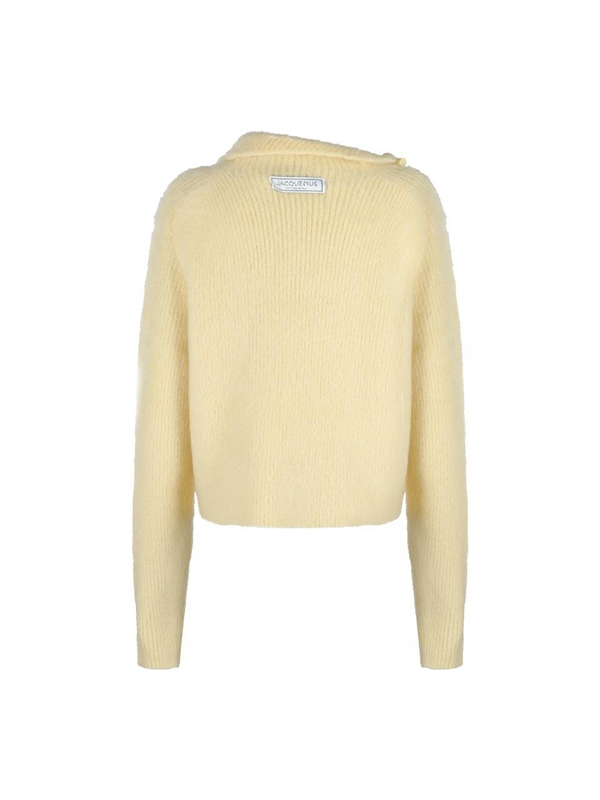 자크뮈스 FW24 JACQUEMUS Sweaters 243KN5452317210 LIGHT YELLOW