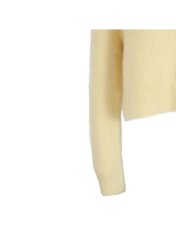 자크뮈스 FW24 JACQUEMUS Sweaters 243KN5452317210 LIGHT YELLOW