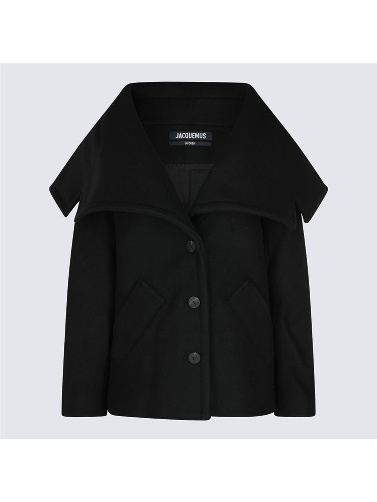 자크뮈스 FW24 JACQUEMUS Coats Black 243CO0771614990 Black