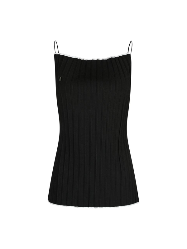 자크뮈스 SS24 JACQUEMUS Top Black 241KN3782358990 Black