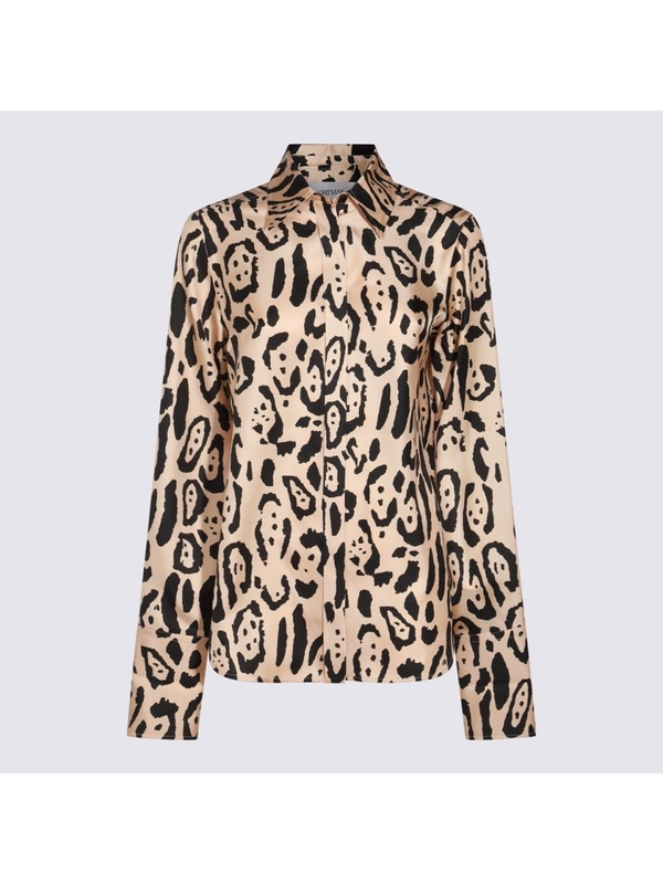 스포트막스 SS25 SportMax  Shirts 2512111031600002 ANIMALIER CAMMELLO