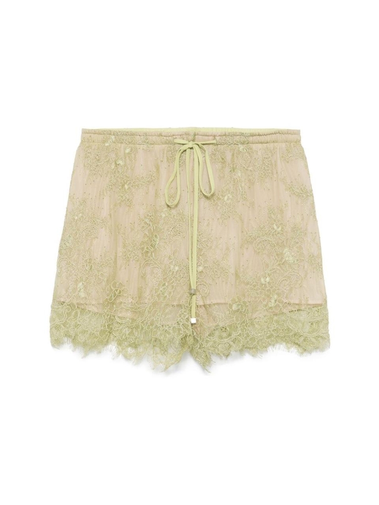 블루마린 SS25 Short Blumarine 2P175A  N0459 GREEN