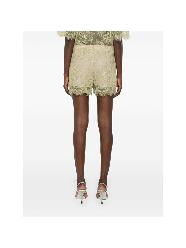 블루마린 SS25 Short Blumarine 2P175A  N0459 GREEN