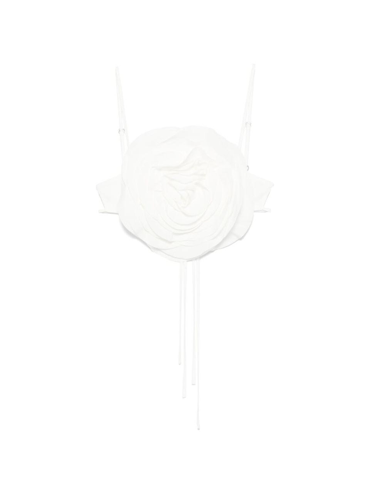 블루마린 SS25 Top Blumarine 2C360A  N0102 WHITE