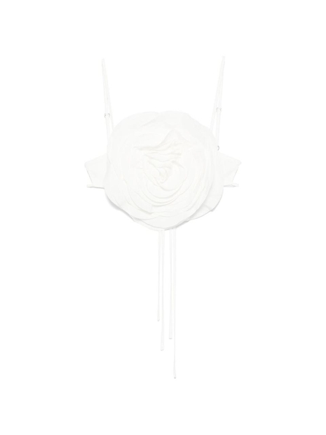 블루마린 SS25 Top Blumarine 2C360A  N0102 WHITE