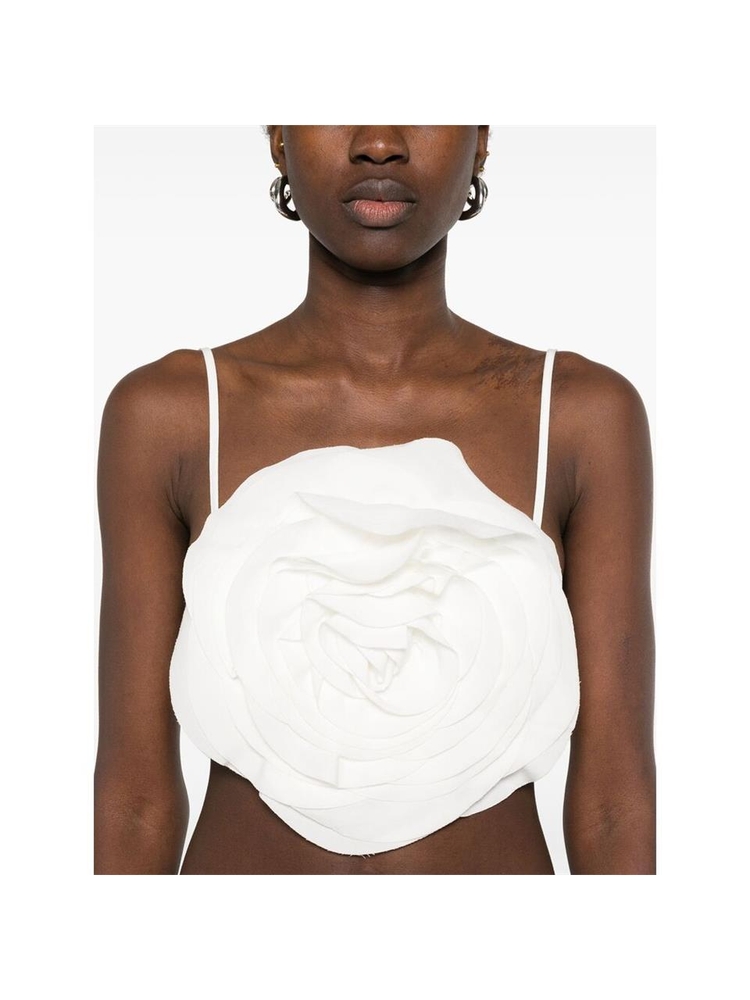 블루마린 SS25 Top Blumarine 2C360A  N0102 WHITE