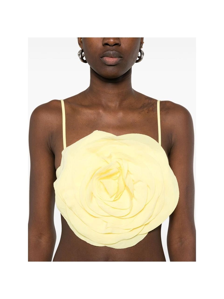 블루마린 SS25 Top Blumarine 2C360A  N0220 YELLOW