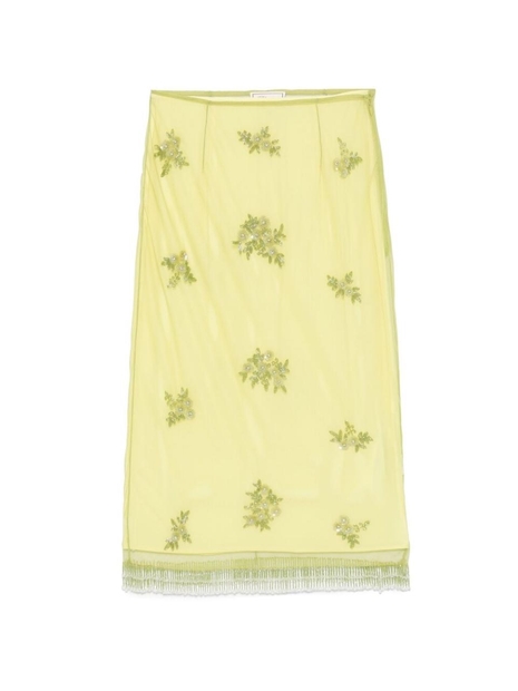 블루마린 SS25 Skirt Blumarine 2G226A  C4592 GREEN