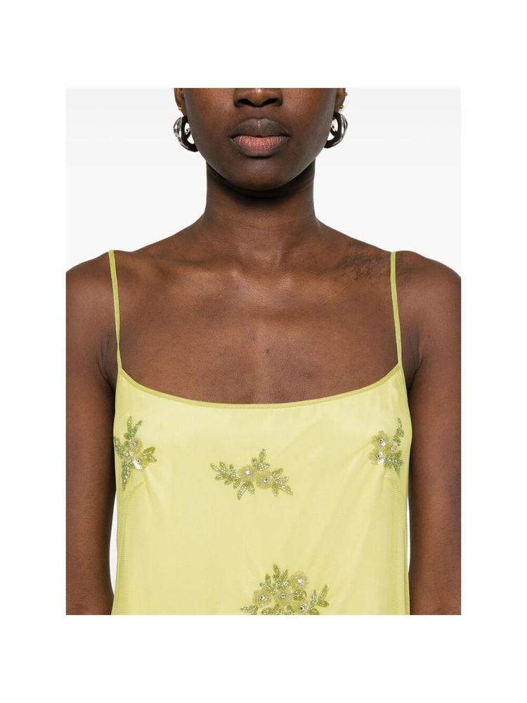 블루마린 SS25 Top Blumarine 2C346A  C4592 GREEN