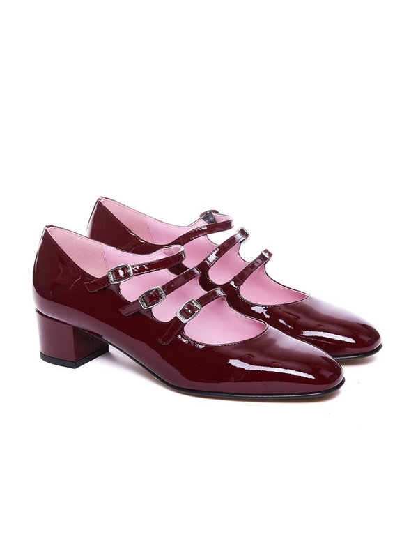 카렐 파리스 SS25 CAREL With Heel Red 330841BURGUNDY Red