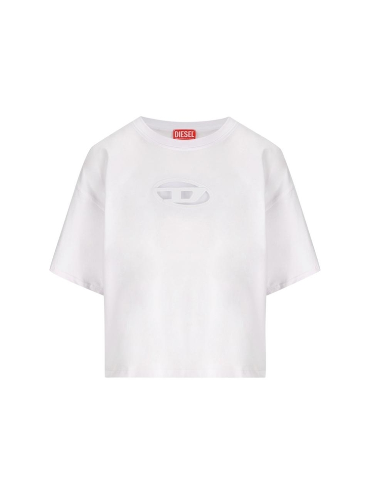 디젤 SS25 Diesel T-shirts and Polos White A150960NIAX100 White