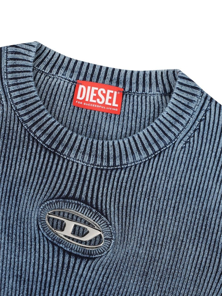 디젤 SS25 Diesel Sweaters A148100ANAH8AT Blue