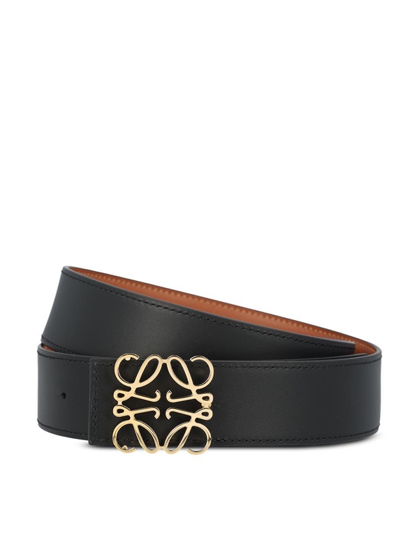 로에베 SS25 Loewe Belts E821238X122544 Tan/black/gold