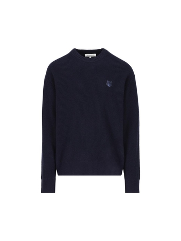 메종키츠네 FW24 MAISON KITSUNE Sweaters Blue LM00818KT1093P476 Blue