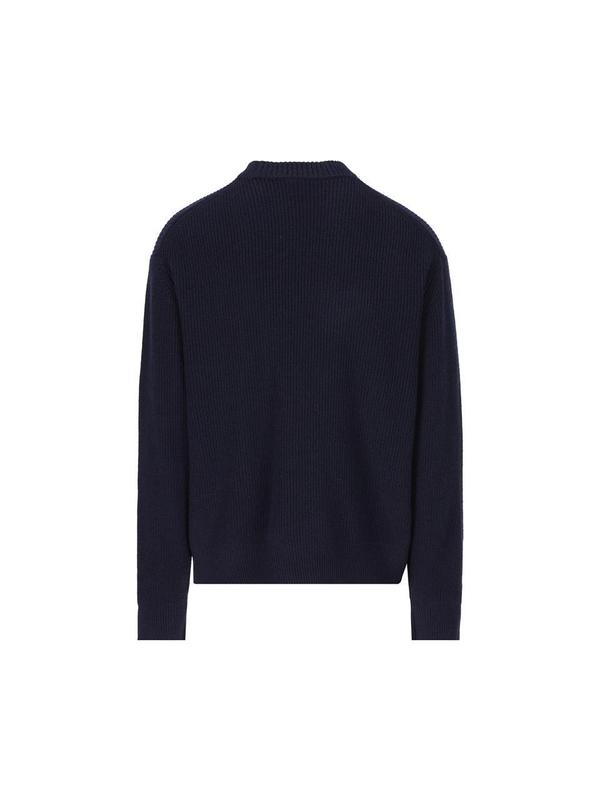 메종키츠네 FW24 MAISON KITSUNE Sweaters Blue LM00818KT1093P476 Blue