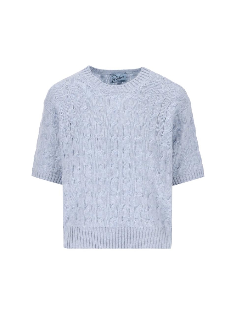 프라다 FW24 Prada Sweaters Clear Blue P24H2Q15R2F0013 Clear Blue