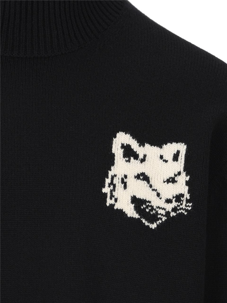 메종키츠네 FW24 MAISON KITSUNE Sweaters Black NM00807KM0329P199 Black