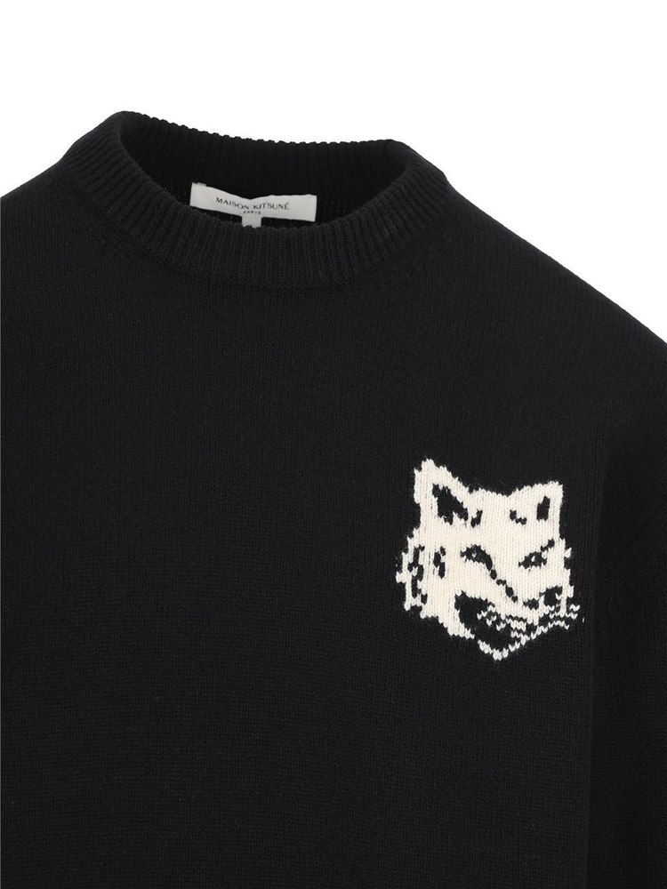 메종키츠네 FW24 MAISON KITSUNE Sweaters Black NM00808KM0329P199 Black