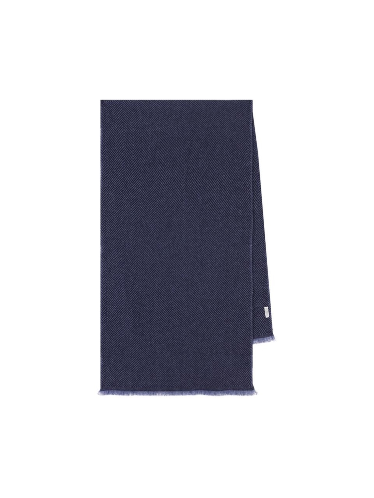 브루넬로쿠치넬리 FW24 Brunello Cucinelli Scarfs MSC685AGC9077 BLU COLORATO