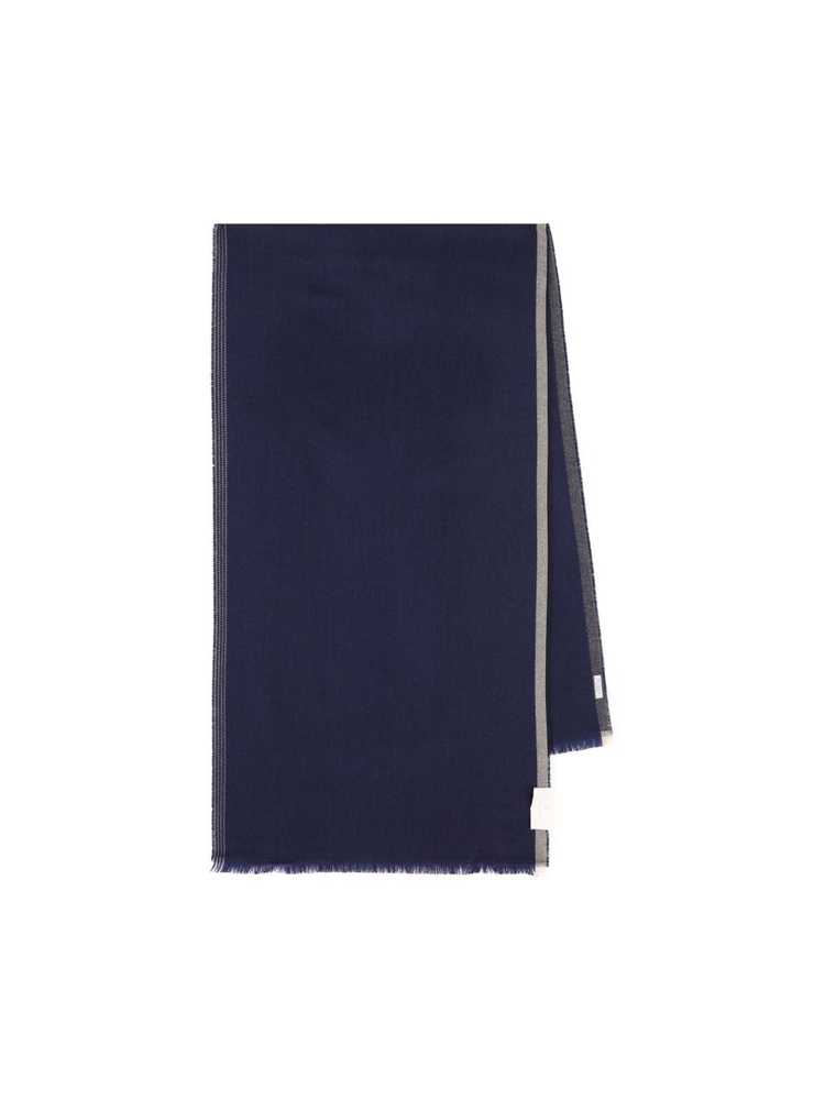 브루넬로쿠치넬리 FW24 Brunello Cucinelli Scarfs MSC665ORCL616 BLU/BROWN/GRIGIO