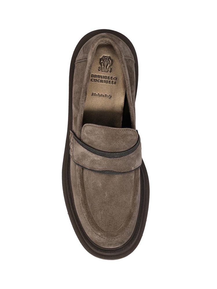 브루넬로쿠치넬리 FW23 Brunello Cucinelli Flat shoes Grey MZSFG2580C8212 Grey