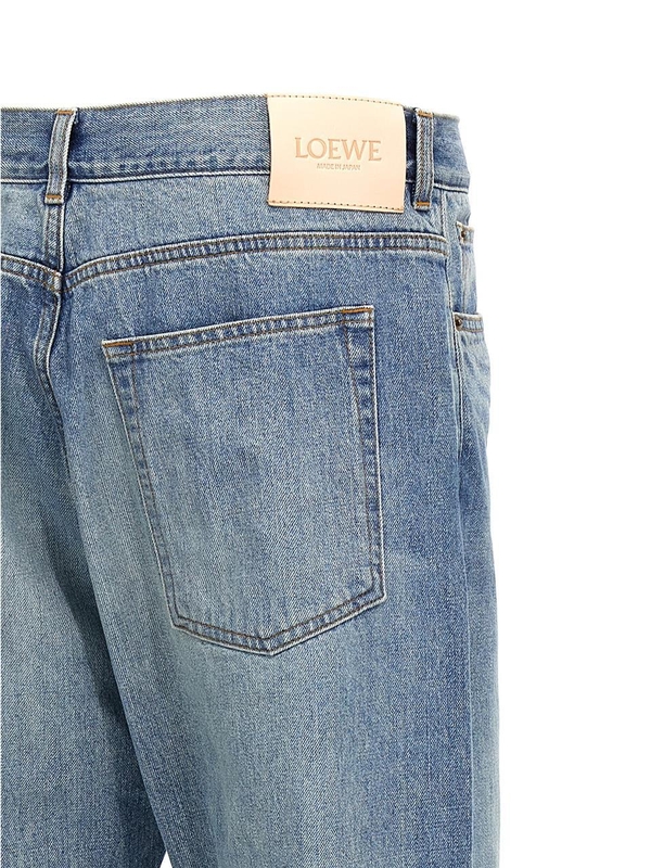 로에베 FW24 Straight Leg jeans H526Y11W185570 Light Blue