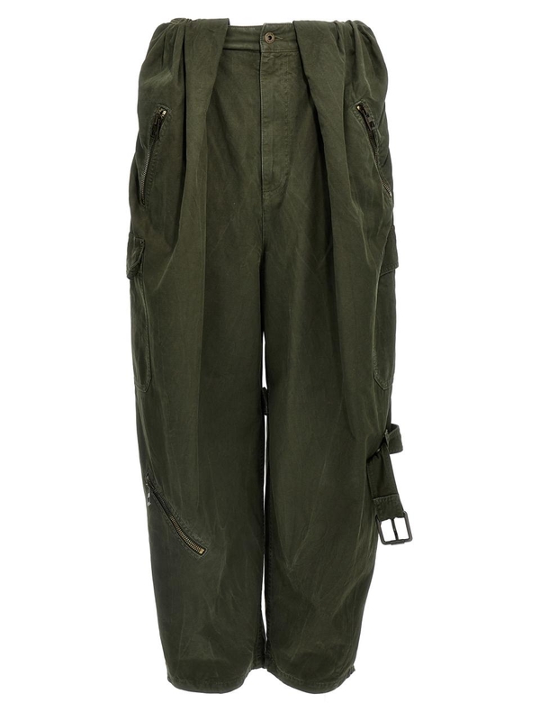 로에베 FW24 Balloon Cargo pants S540Y11X924720 Green