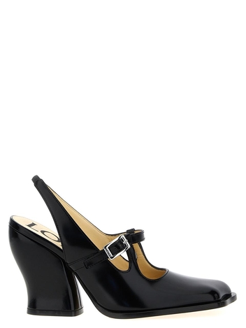 로에베 FW24 Onda slingback L814462X031100 Black  