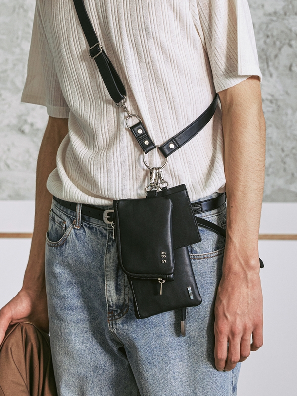 3 pouch utility strap bag