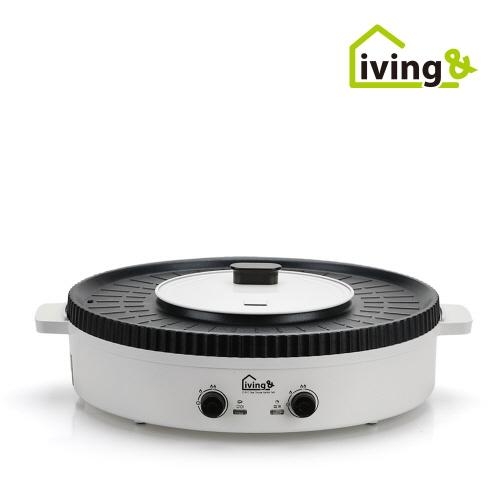 [LivingN] 리빙앤 오이노 듀얼 원형그릴 ONIO-1700W