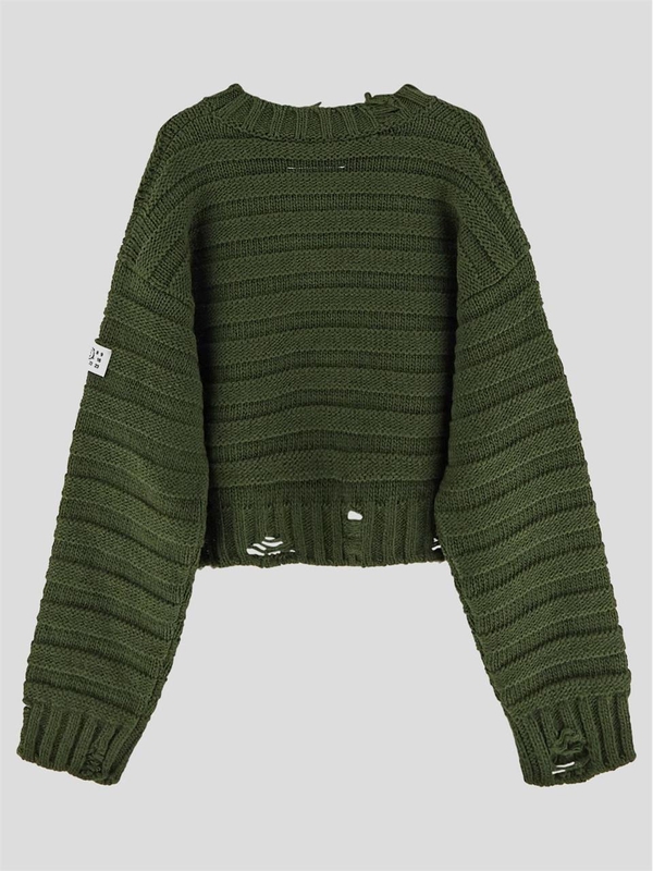 MM6 메종 마르지엘라 FW24 MM6 Knit S52HL0031M13040693 Green