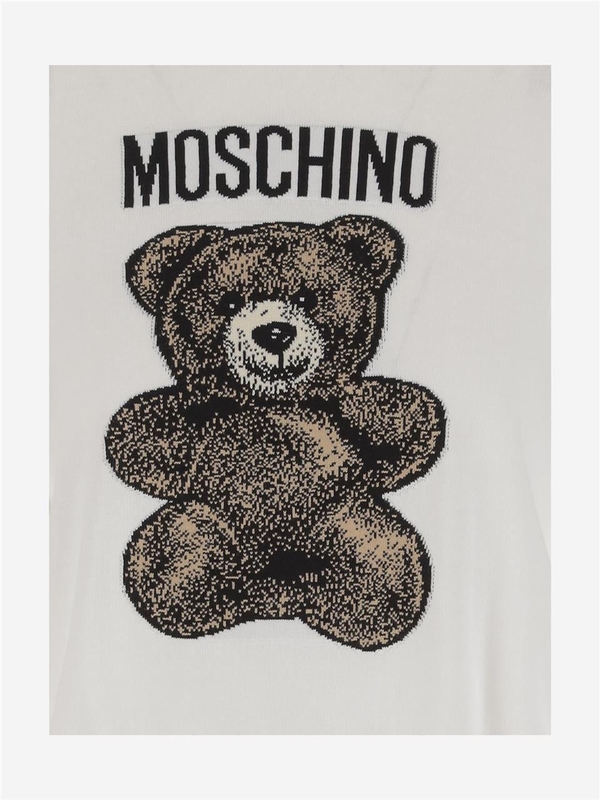 모스키노 SS25 Moschino Sweaters 092505023002 Fantasia bianco