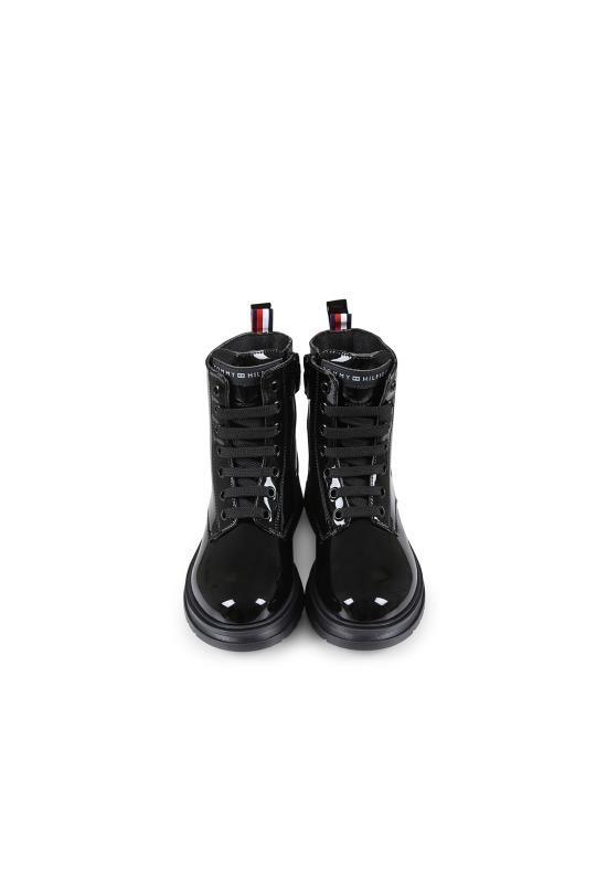 [해외배송] 24FW  키즈  타미힐피거 미들 부츠 T4A5 33588 0775999 BLACK