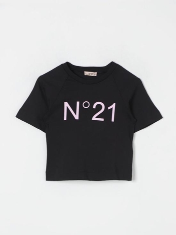 [해외배송] 24FW  키즈  누메로벤투노 티셔츠 N21978N0153 0N900 Black