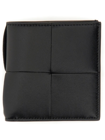 보테가베네타 FW24 BI-FOLD CASSETTE WALLET 679847_VBWD28803 BLACK