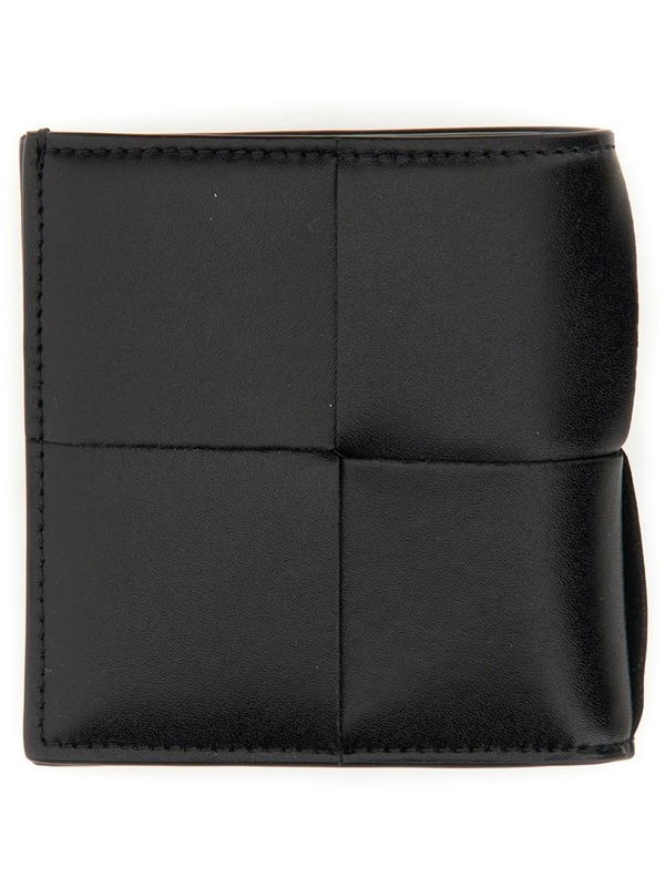 보테가베네타 FW24 BI-FOLD CASSETTE WALLET 679847_VBWD28803 BLACK